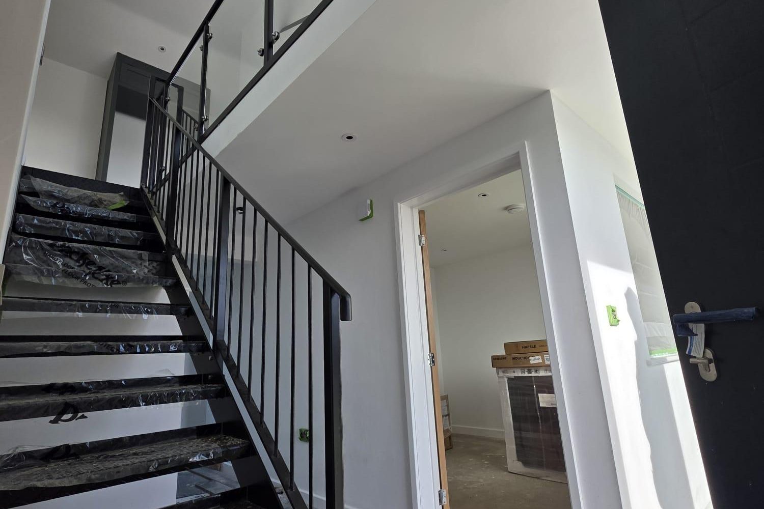 Steel fire escape