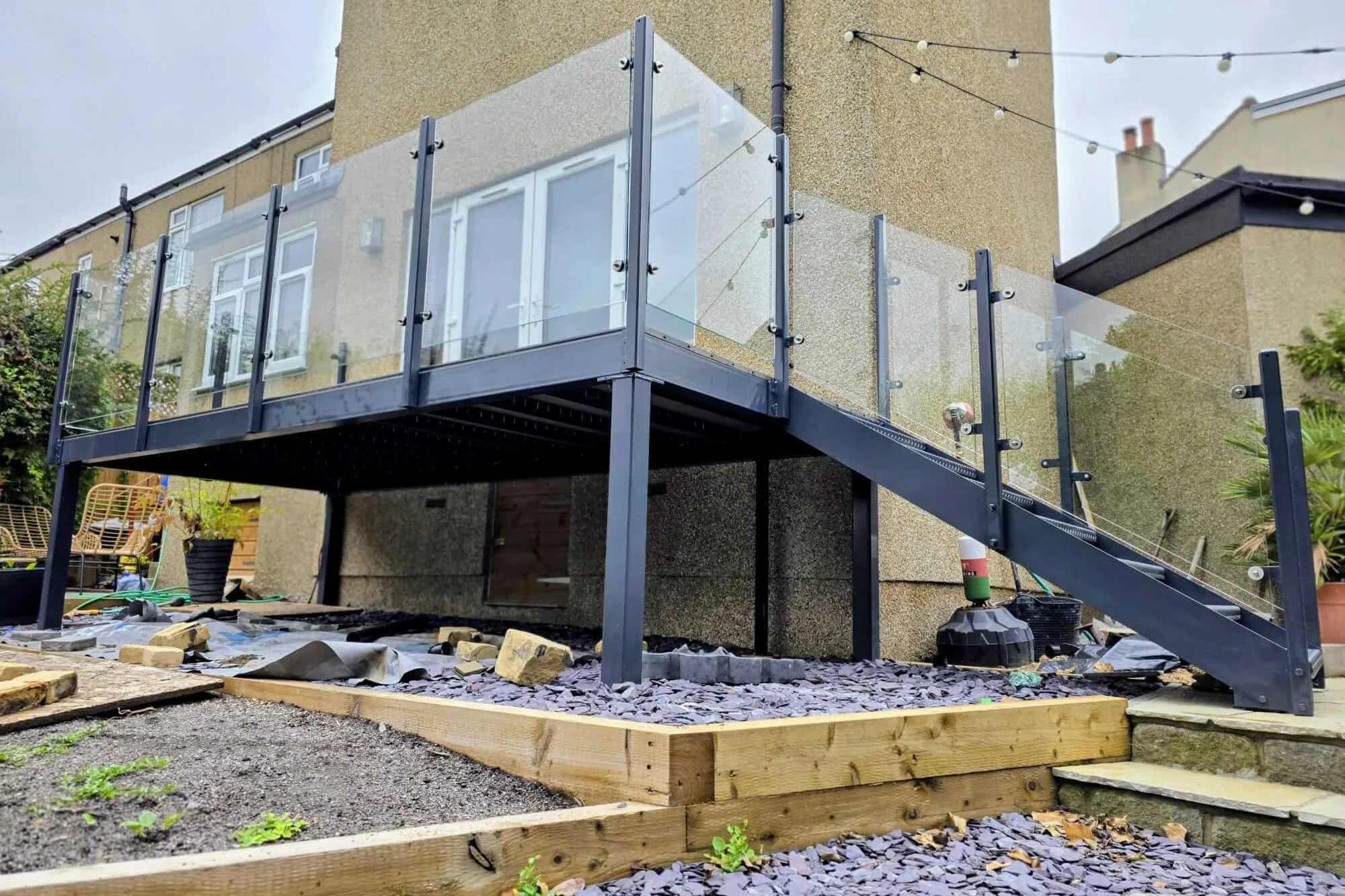 Steel balconies bristol