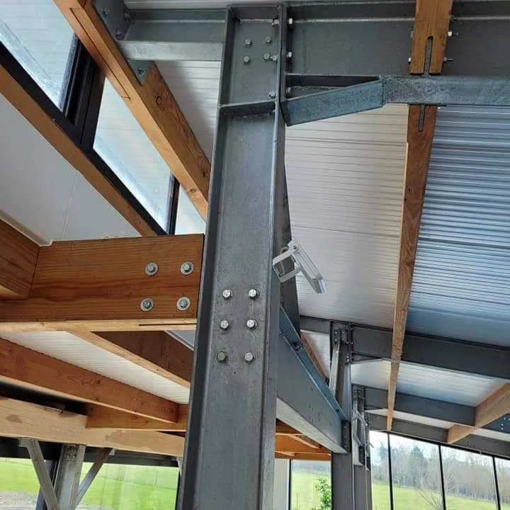 Industrial steel framework