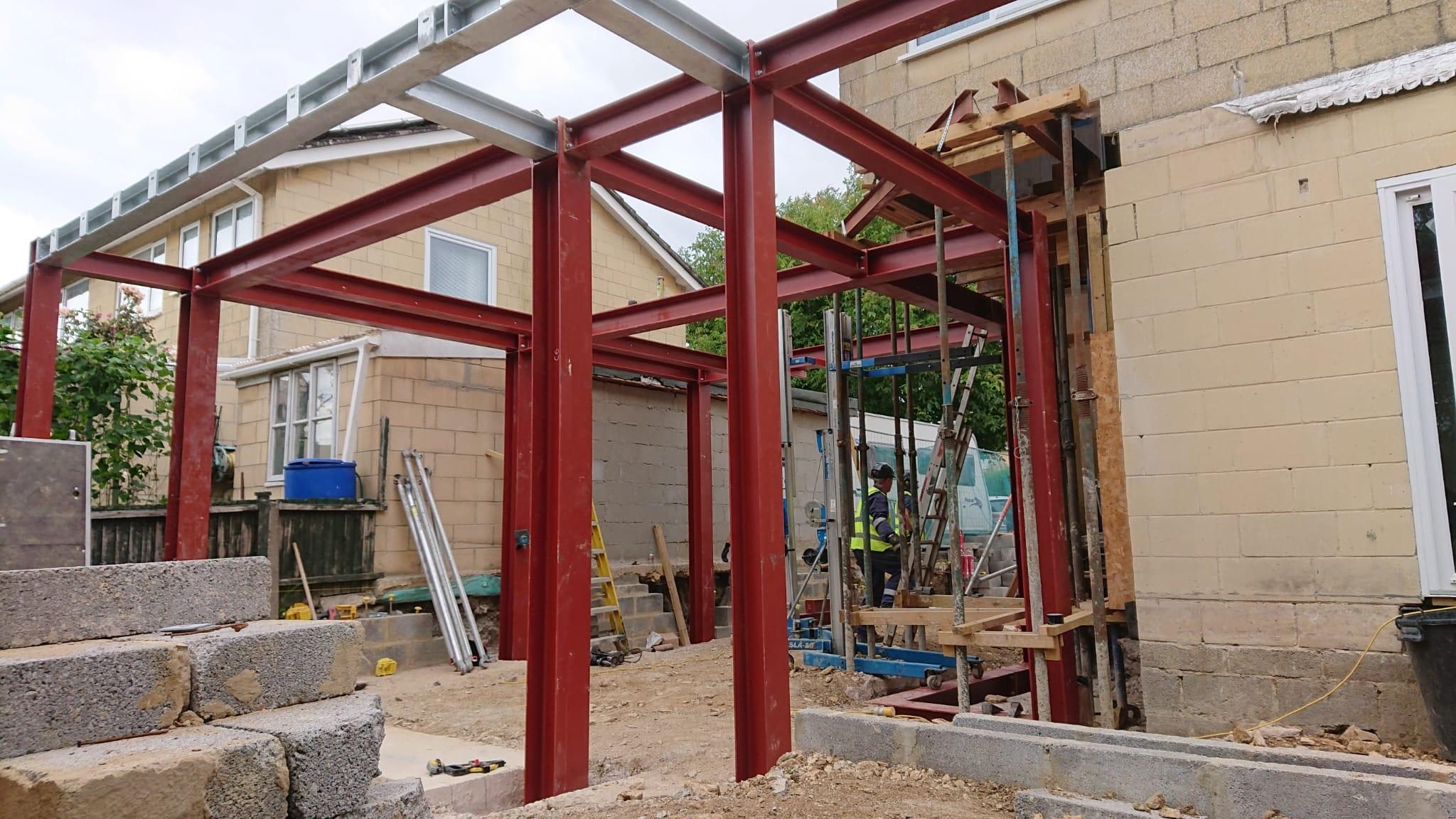 Steel framework